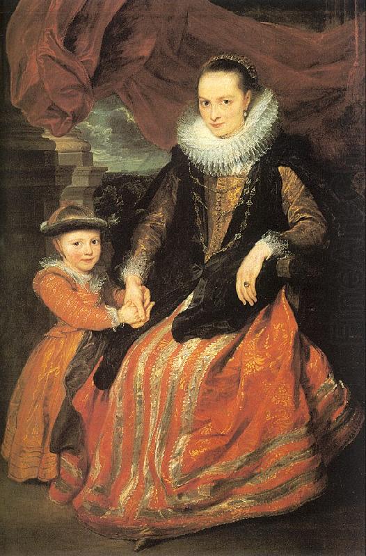 Dyck, Anthony van Susanna Fourment and her Daughter china oil painting image